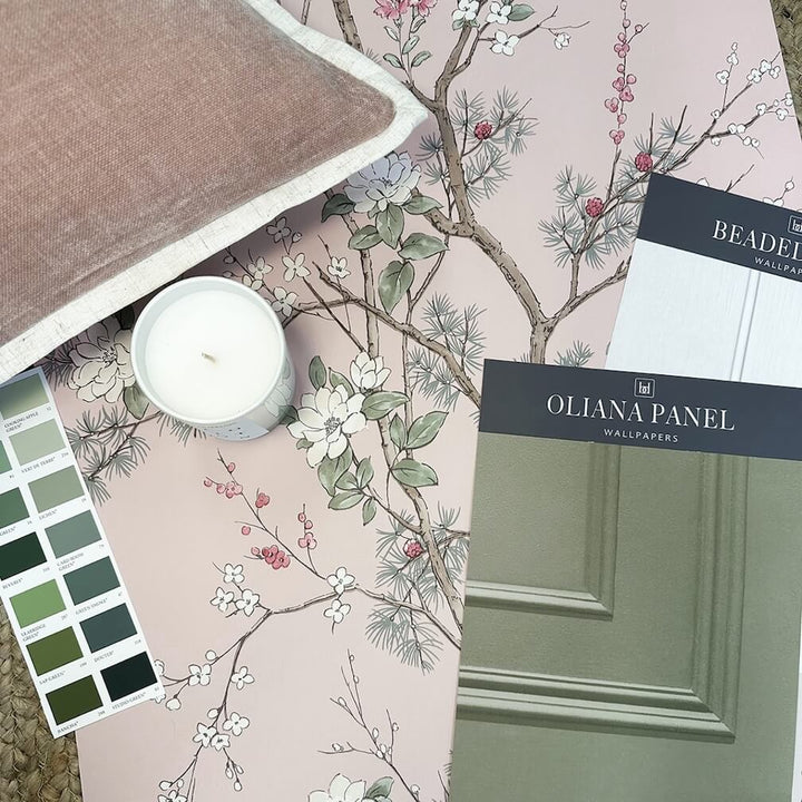 Belgravia Bridget Floral Blush Pink Wallpaper