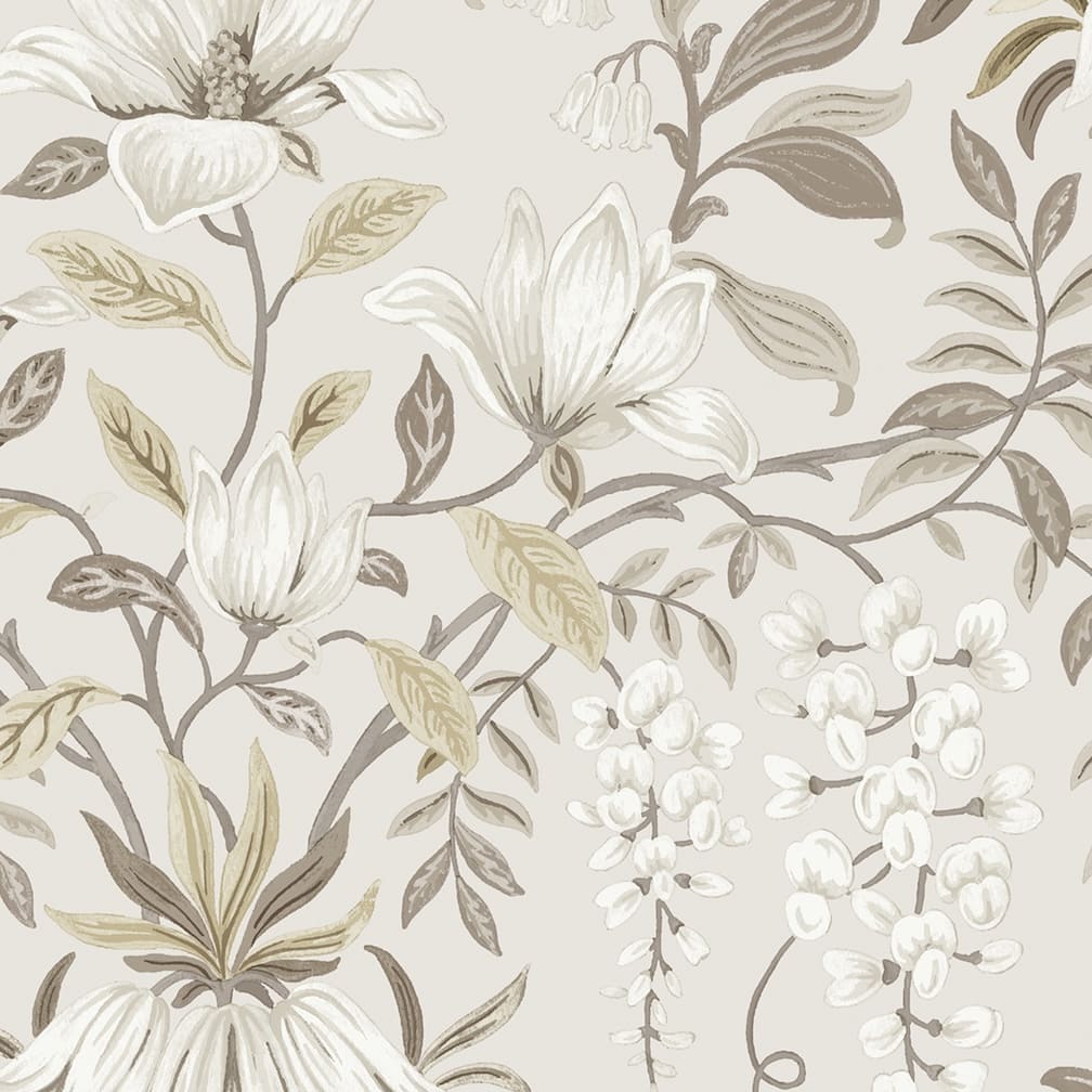 Laura Ashley Parterre Soft Natural Wallpaper