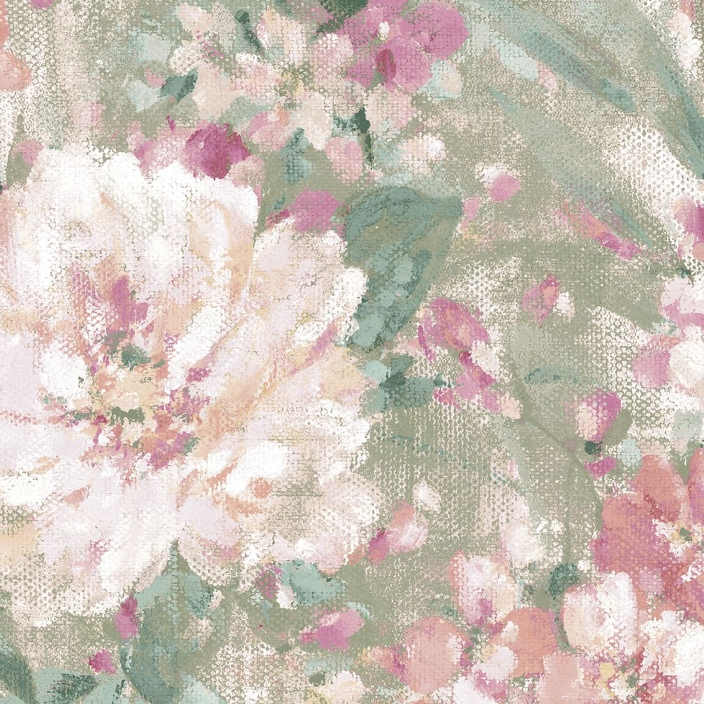 Laura Ashley Mayville Hedgerow Green Wallpaper