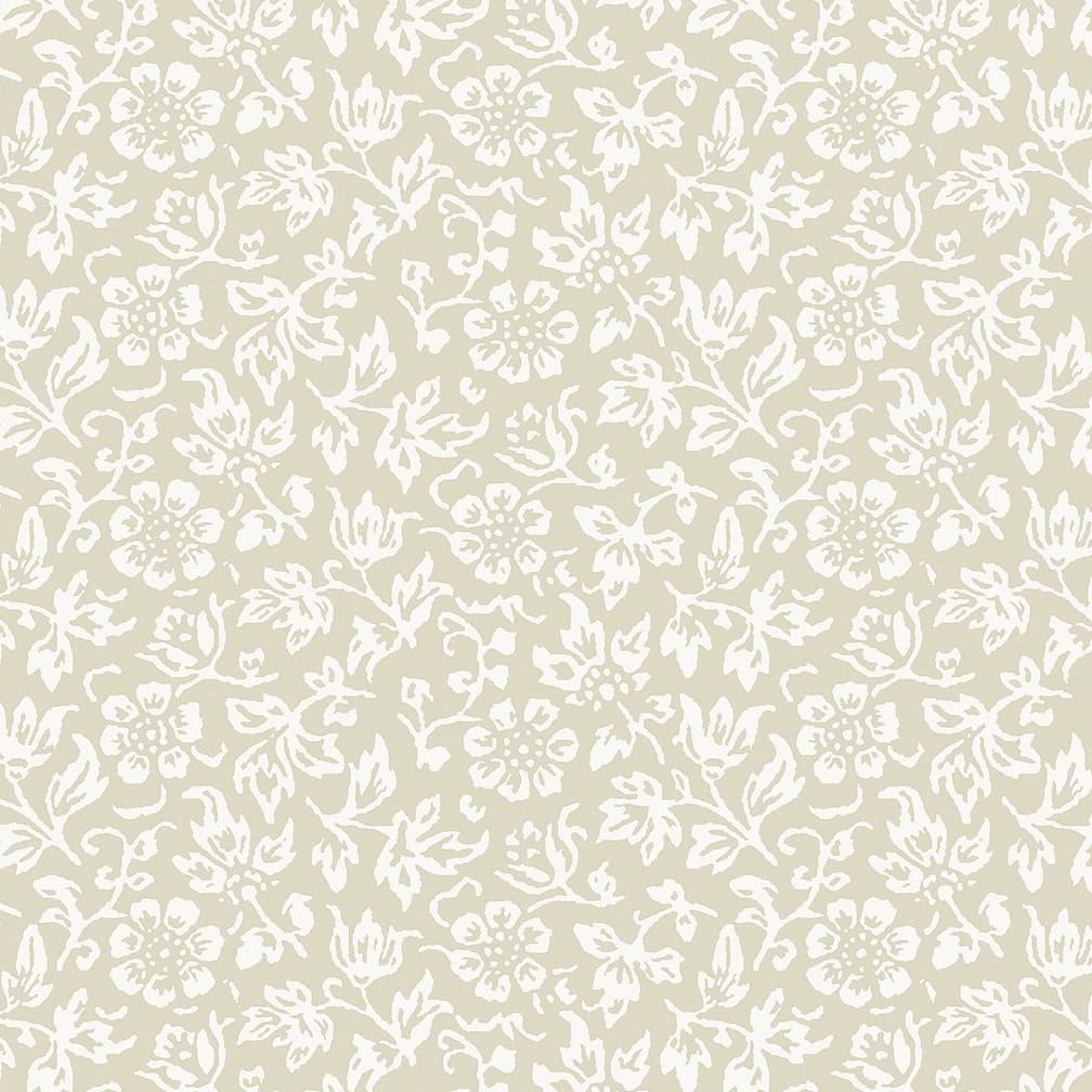 Laura Ashley Sweet Alyssum Twine Natural Wallpaper