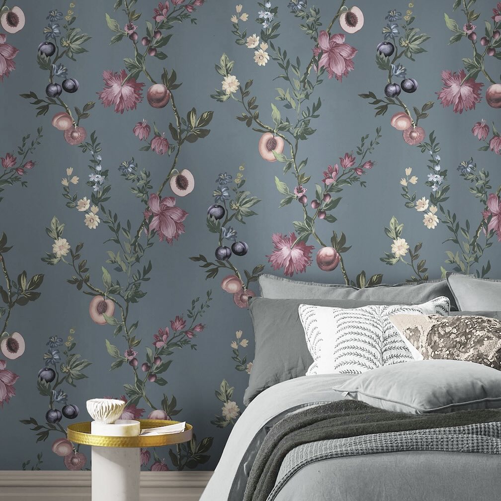Graham & Brown Allurium Denim Wallpaper