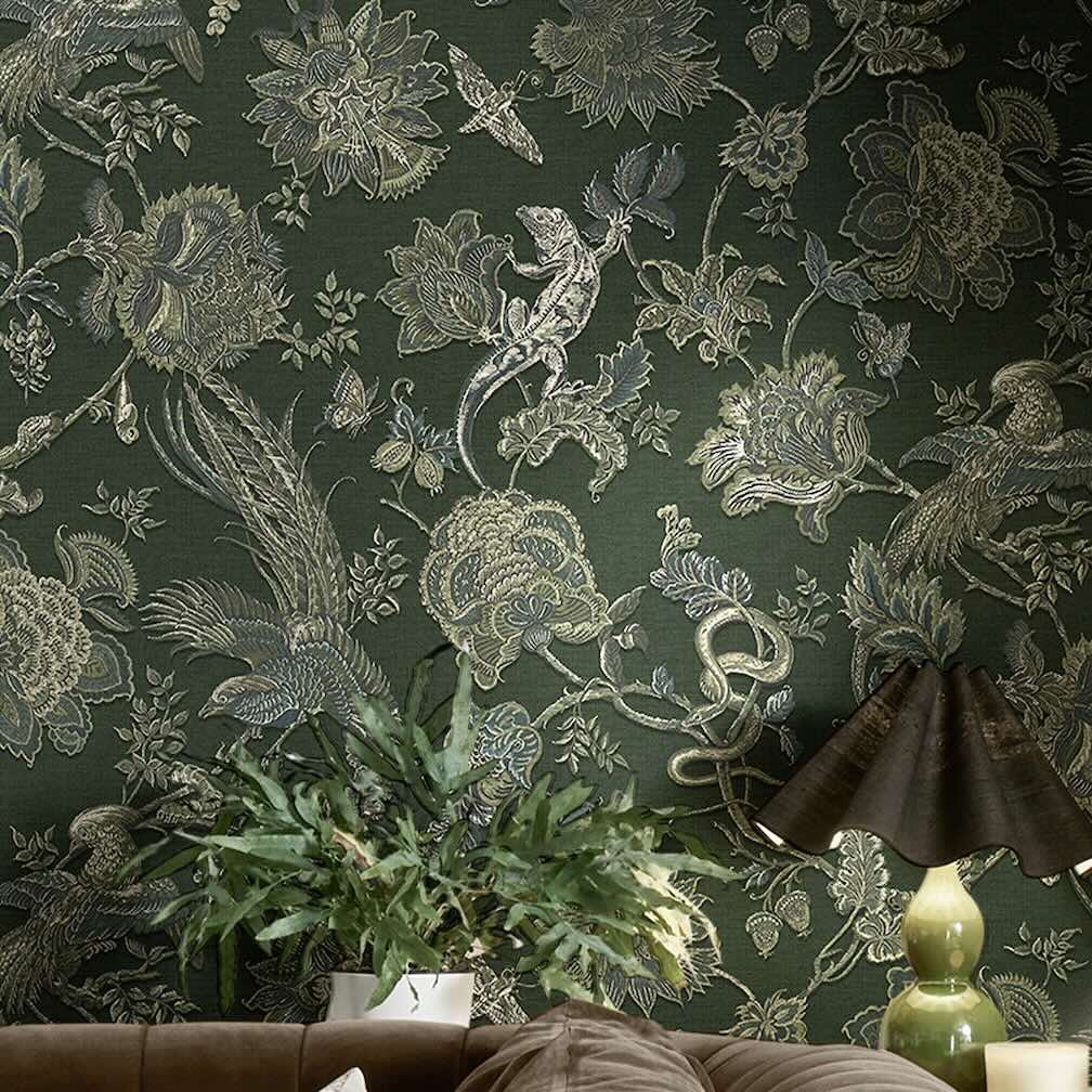 Graham & Brown Eternal Weave Emerald Wallpaper (Set of 2 Rolls)
