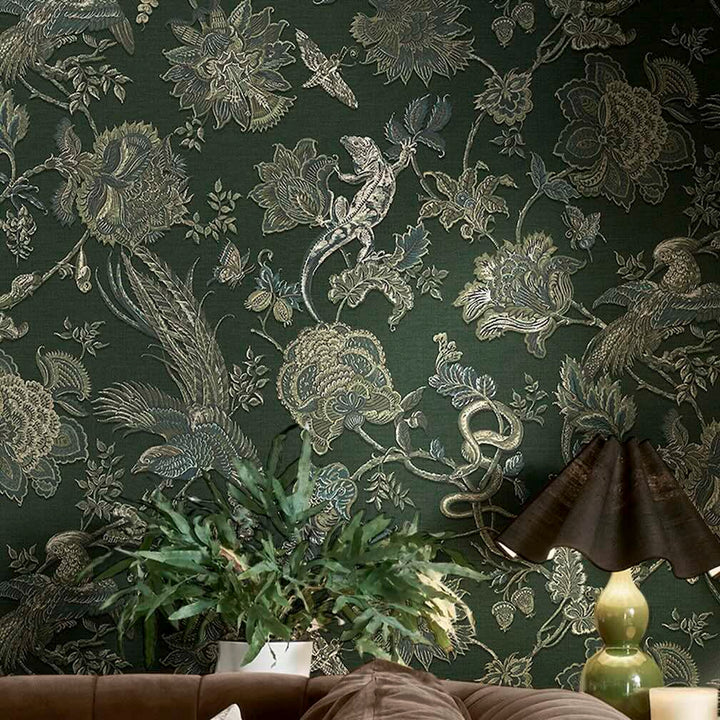 Graham & Brown Eternal Weave Emerald Wallpaper (Set of 2 Rolls)