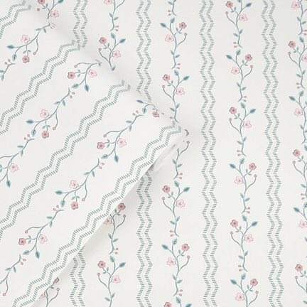 Striped Kitchen Wallpaper Collection - Image of Laura Ashley Blencow Stripe wallpaper roll