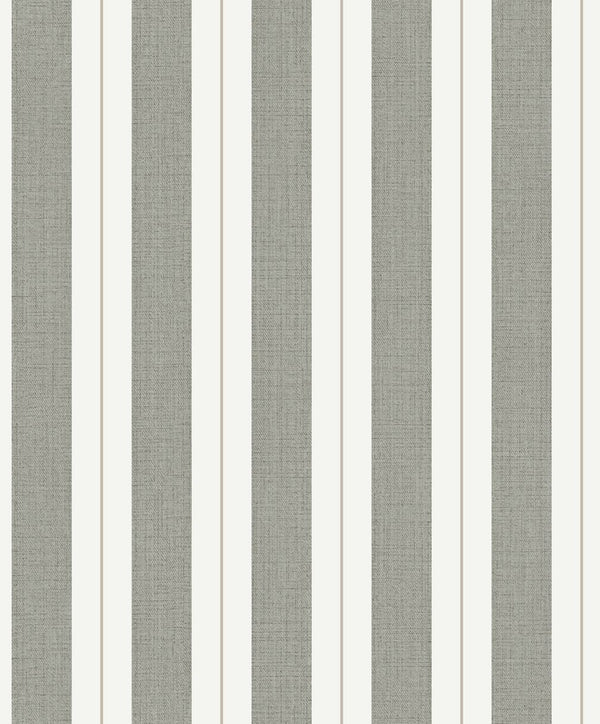 Muriva Concept Bernice Stripe Dark Sage Wallpaper