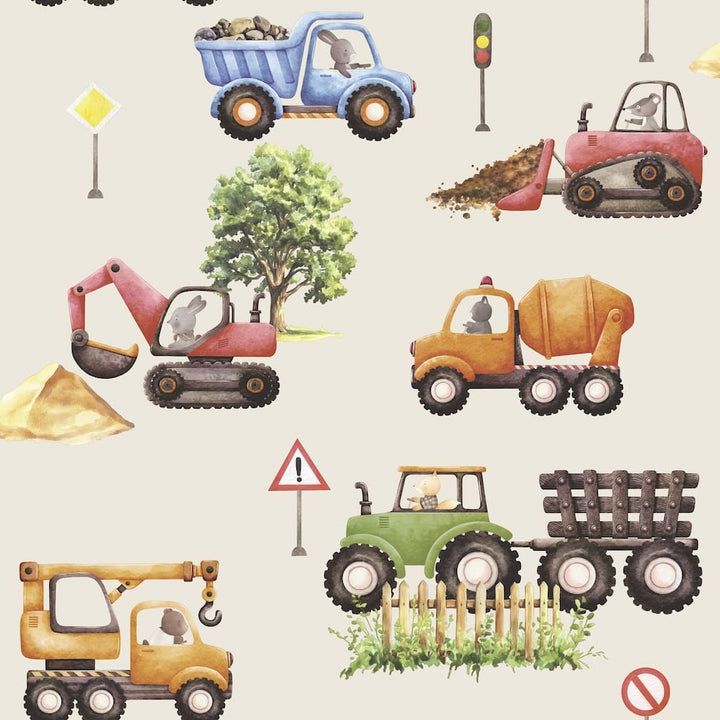 Muriva Sweet Dreams Builders Beige Wallpaper