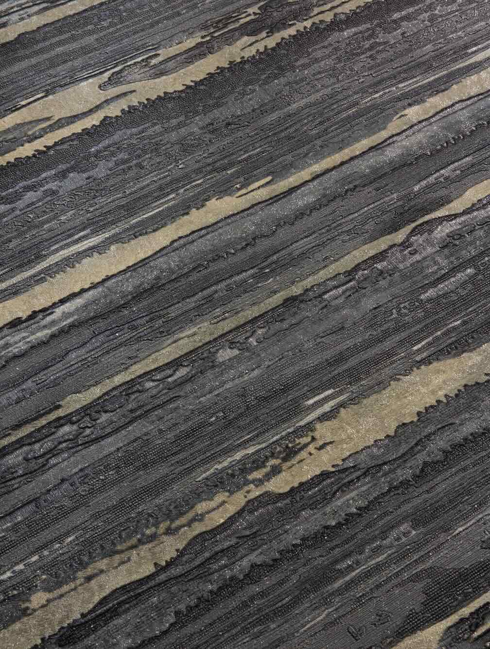 Arthouse Sahara Black / Champagne Wallpaper