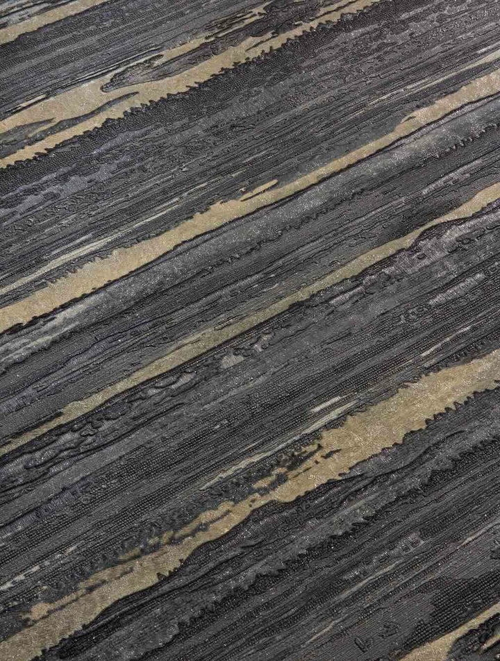 Arthouse Sahara Black / Champagne Wallpaper