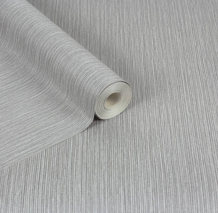 Arthouse Japandi Grasscloth Grey Wallpaper