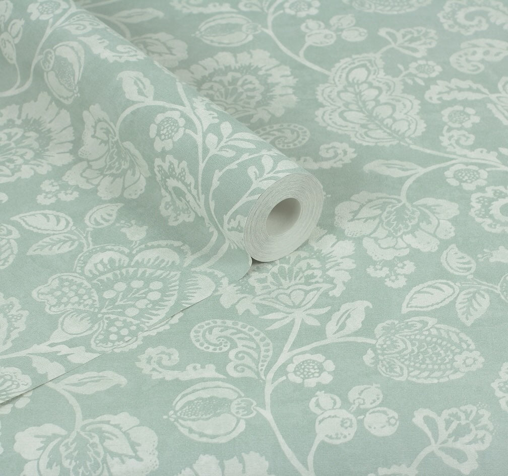 Arthouse Heritage Trail Sage Wallpaper