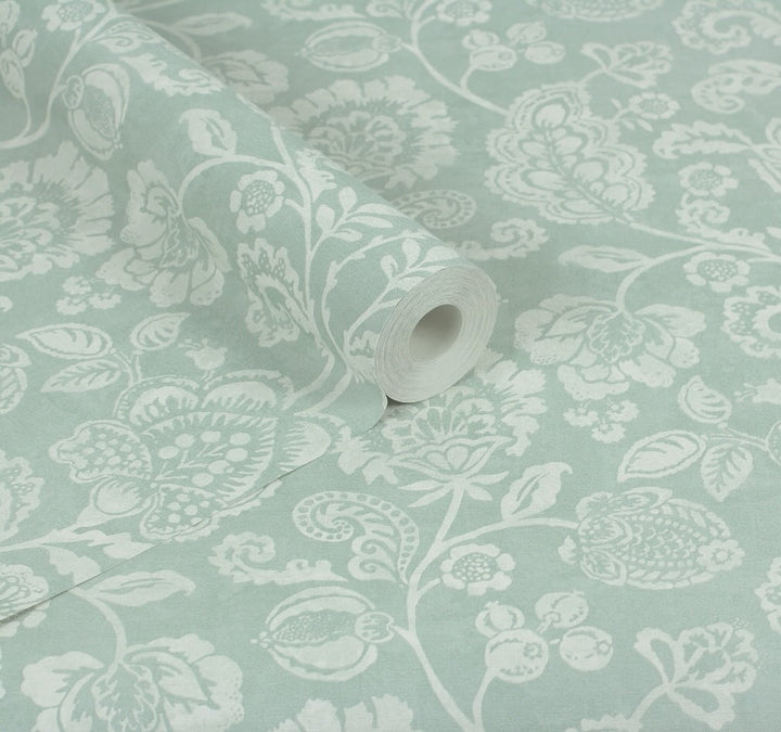 Arthouse Heritage Trail Sage Wallpaper