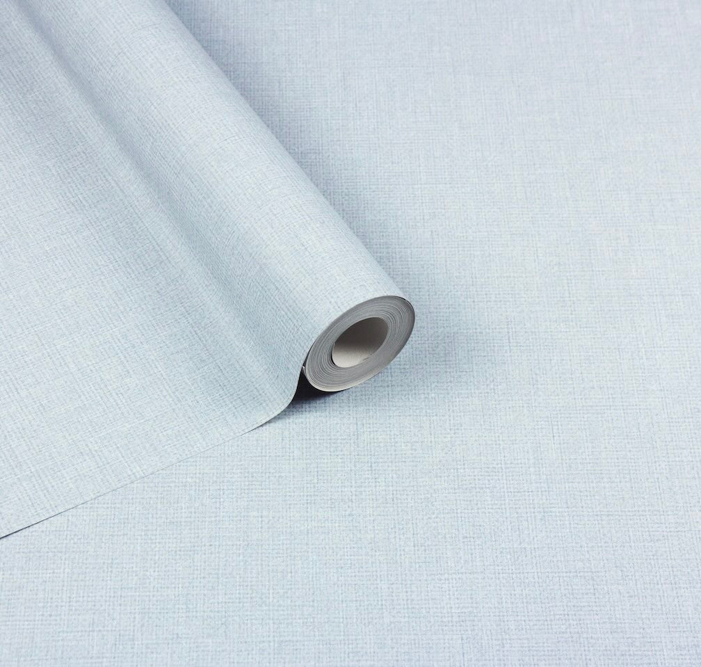 Arthouse Fabric Texture Mid Grey Wallpaper