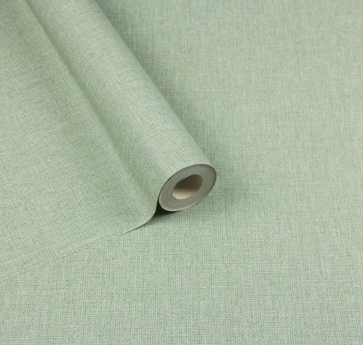 Arthouse Fabric Texture Sage Wallpaper