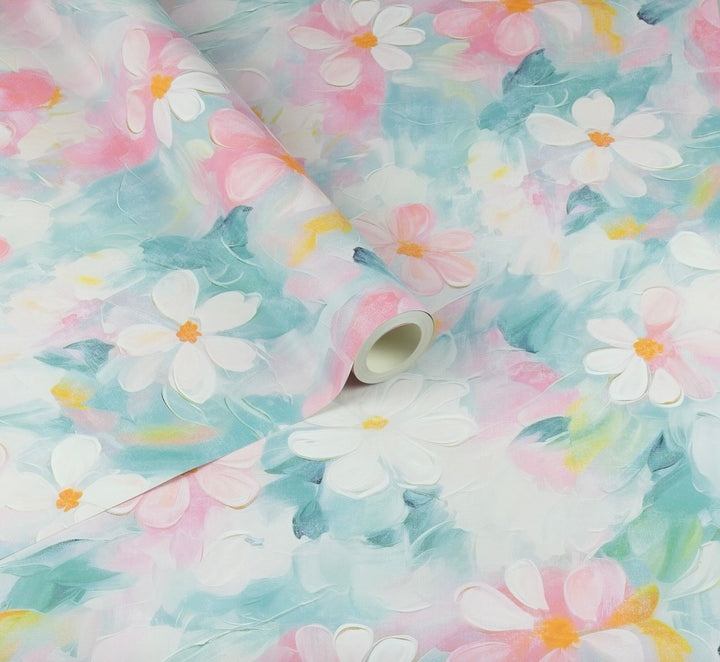 Arthouse Oil Paint Floral Wallpaper