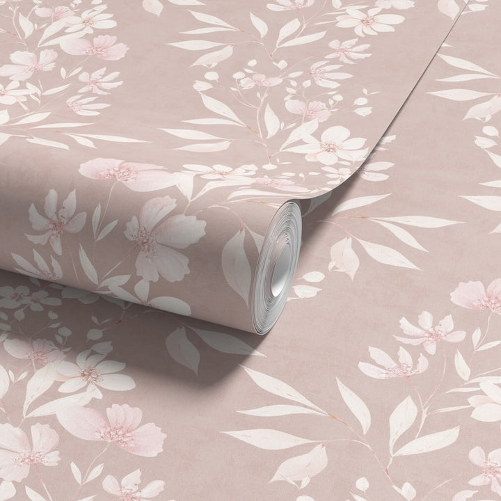 Arthouse Delicate Floral Trial Blush Wallpaper