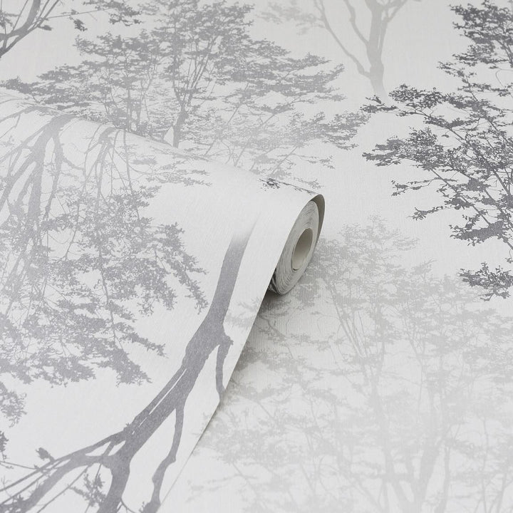 Arthouse Wildwood Mono Wallpaper