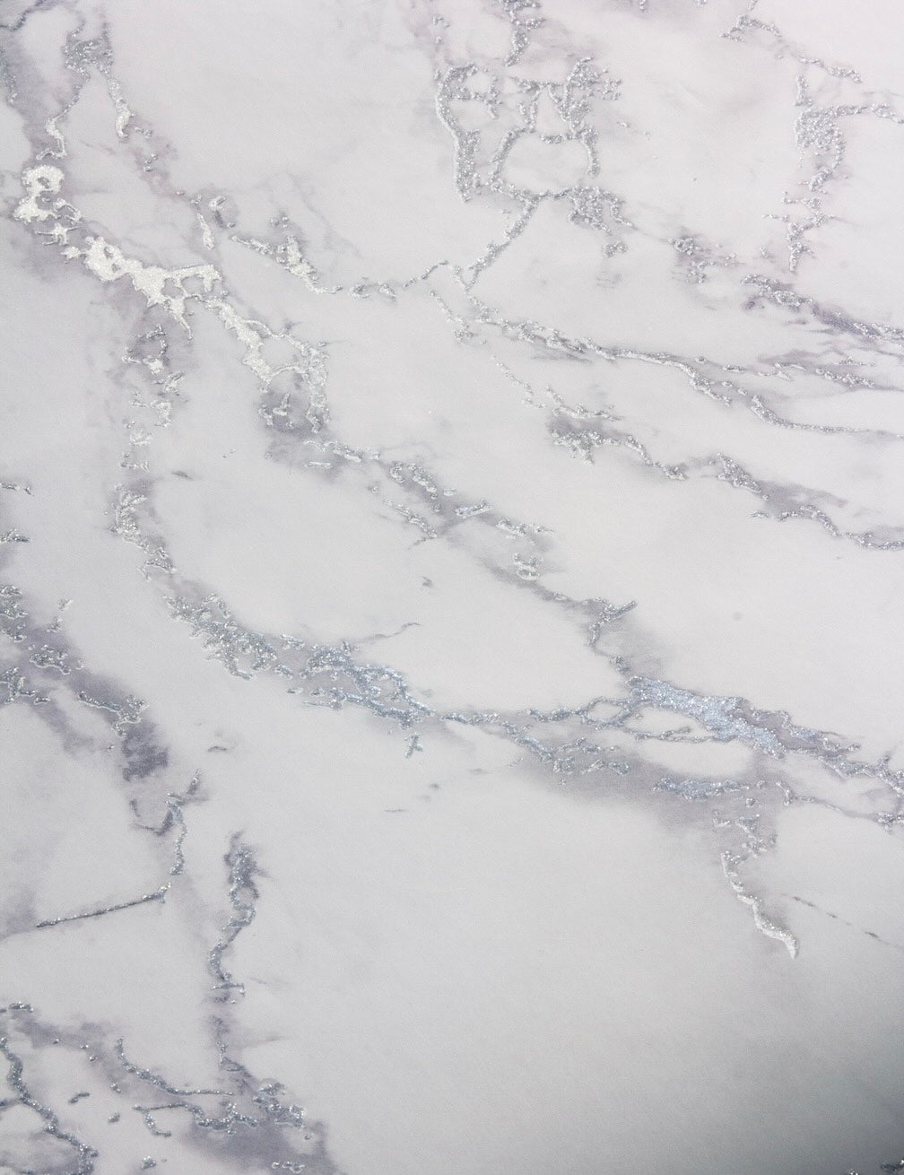Arthouse Carrara Marble Silver Wallpaper