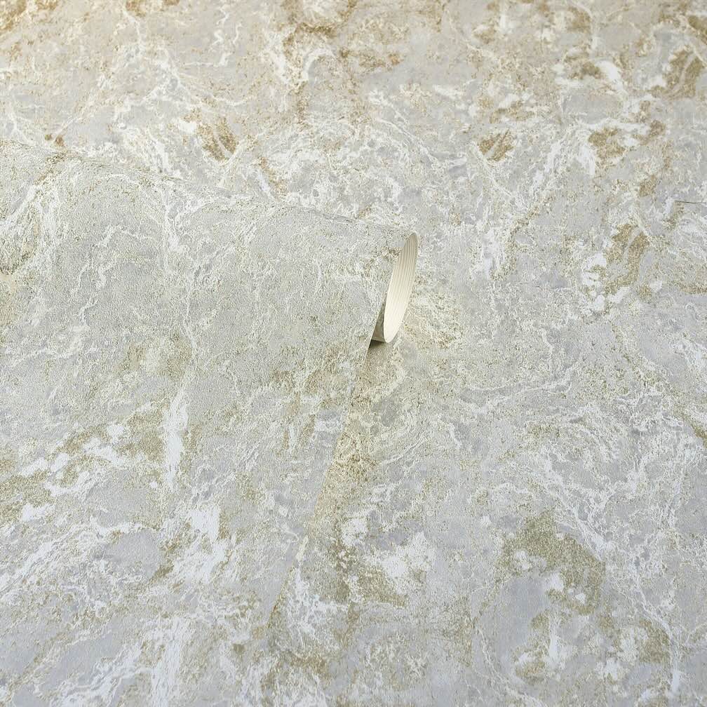Arthouse Marble Patina Soft Gold Wallpaper