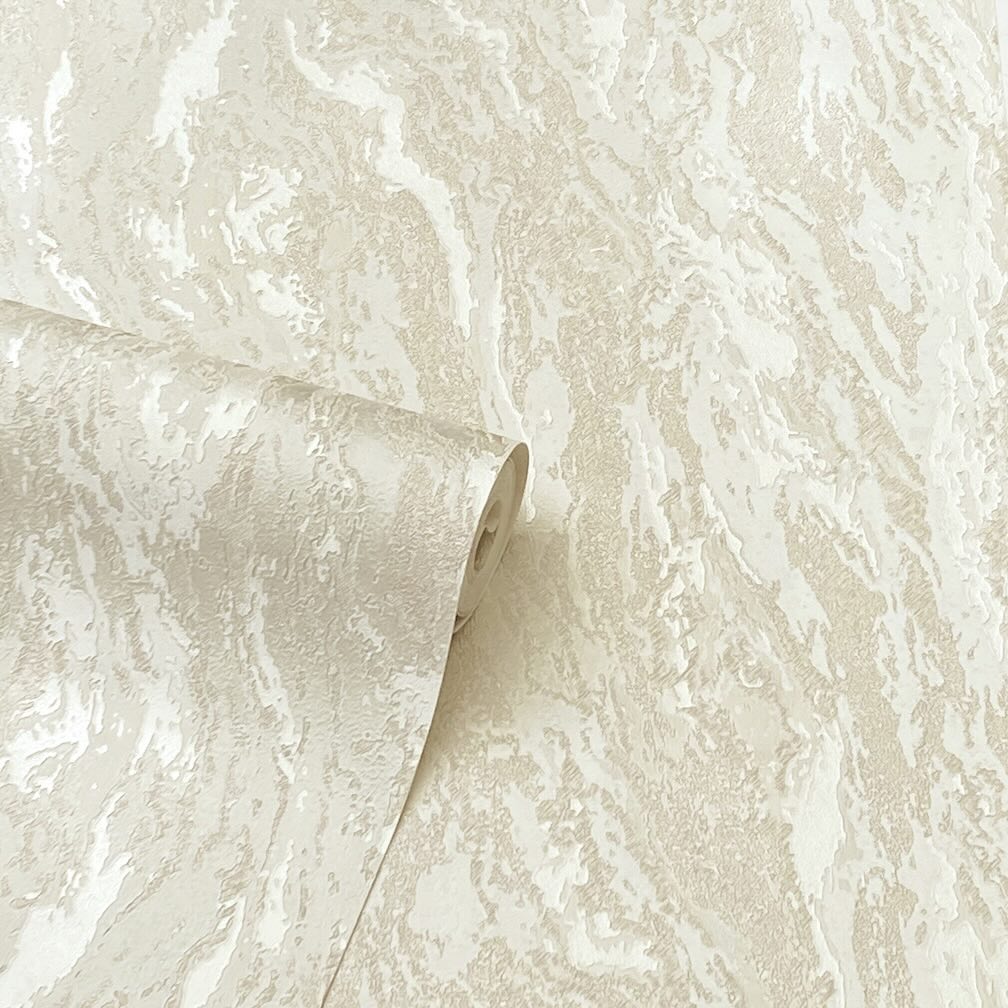 Arthouse Luxe Texture Pearl Wallpaper