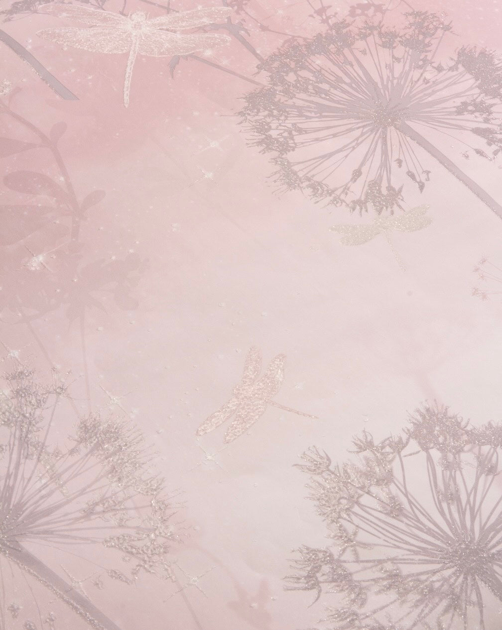 Arthouse Damselfly Blush Wallpaper