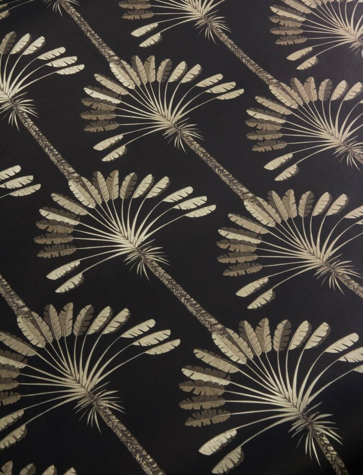Arthouse Palm Palace Black & Gold Wallpaper
