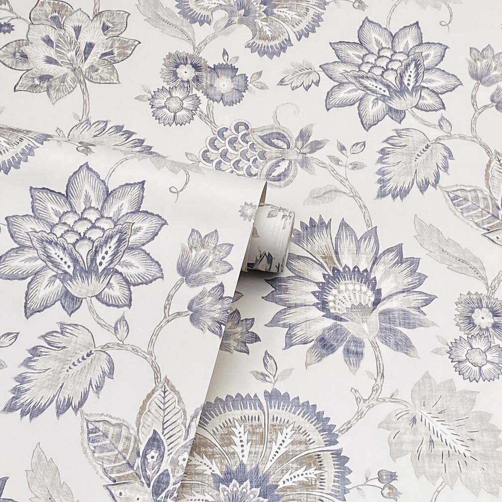 Arthouse Soft Jacobean Trail Soft Grey Wallpaper