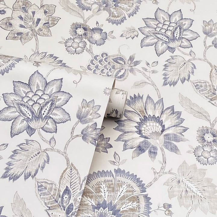 Arthouse Soft Jacobean Trail Soft Grey Wallpaper
