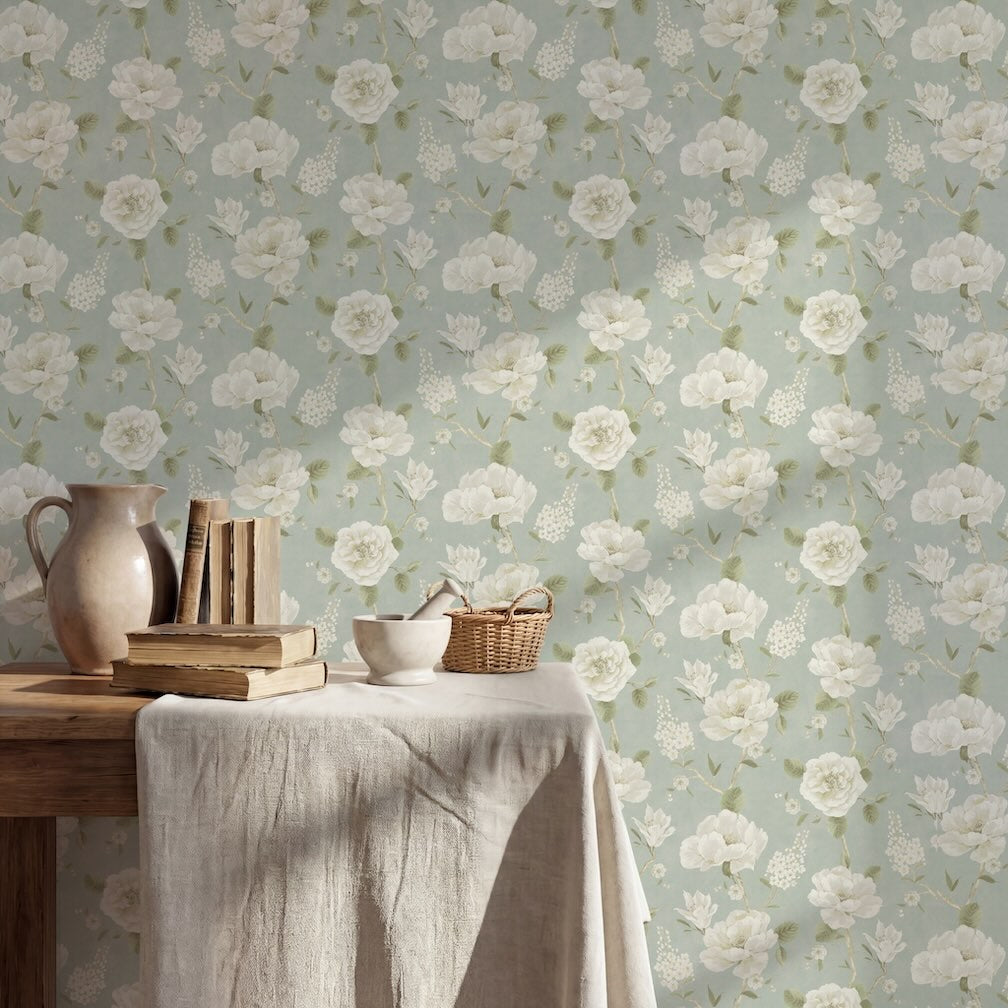 Arthouse Ashley Floral Sage Wallpaper