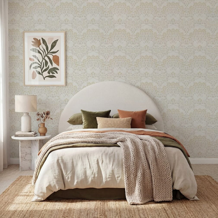 Arthouse Floral Trail Neutral Wallpaper