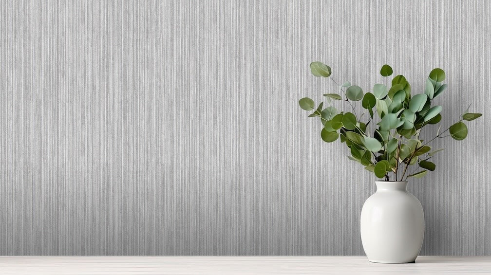 Arthouse Japandi Grasscloth Grey Wallpaper