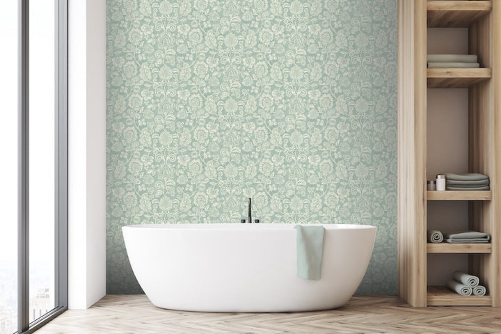 Arthouse Heritage Trail Sage Wallpaper