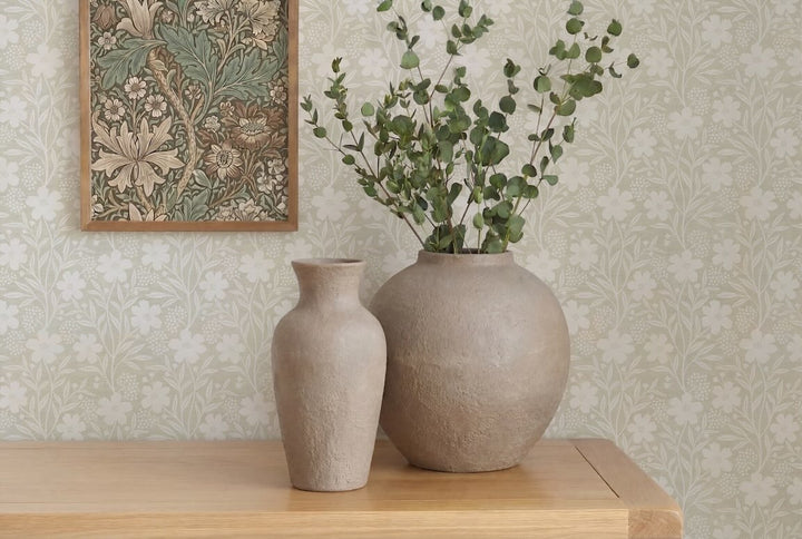 Arthouse Berry Floral Neutral Wallpaper