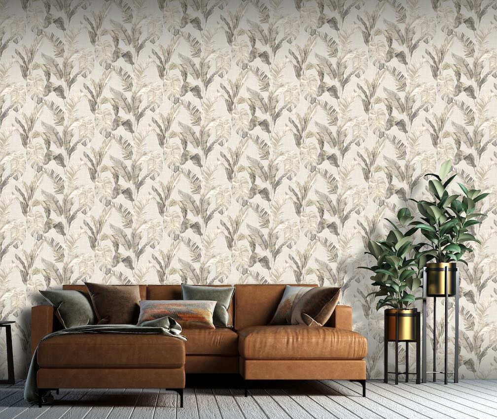 Arthouse Palm Springs Taupe Wallpaper