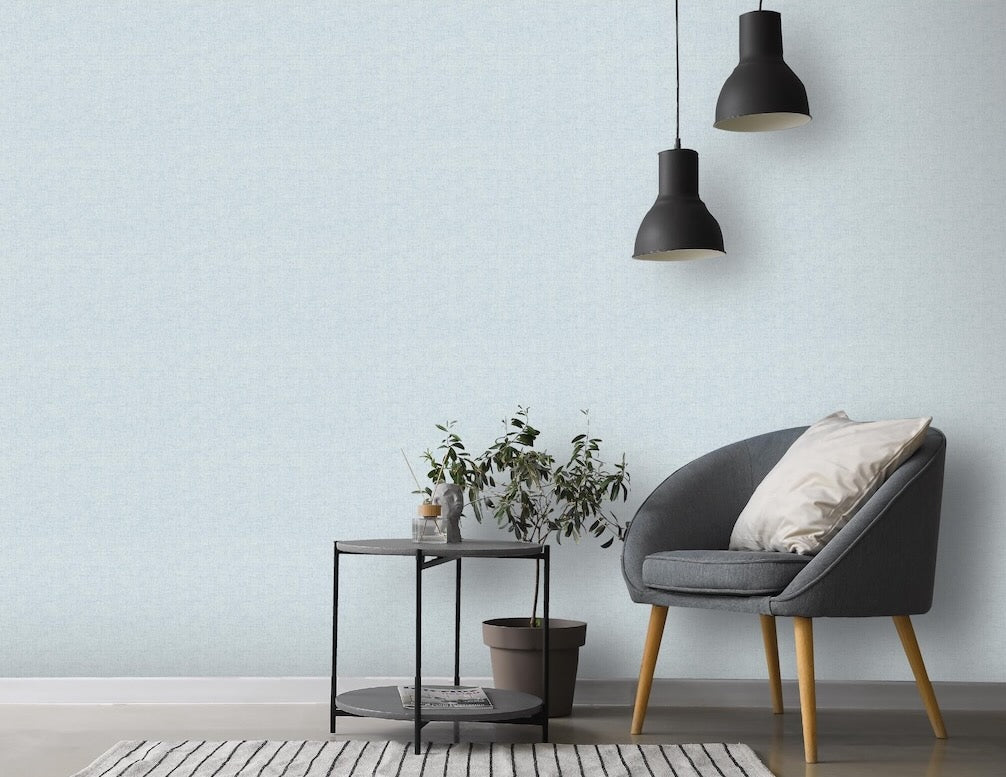 Arthouse Fabric Texture Mid Grey Wallpaper