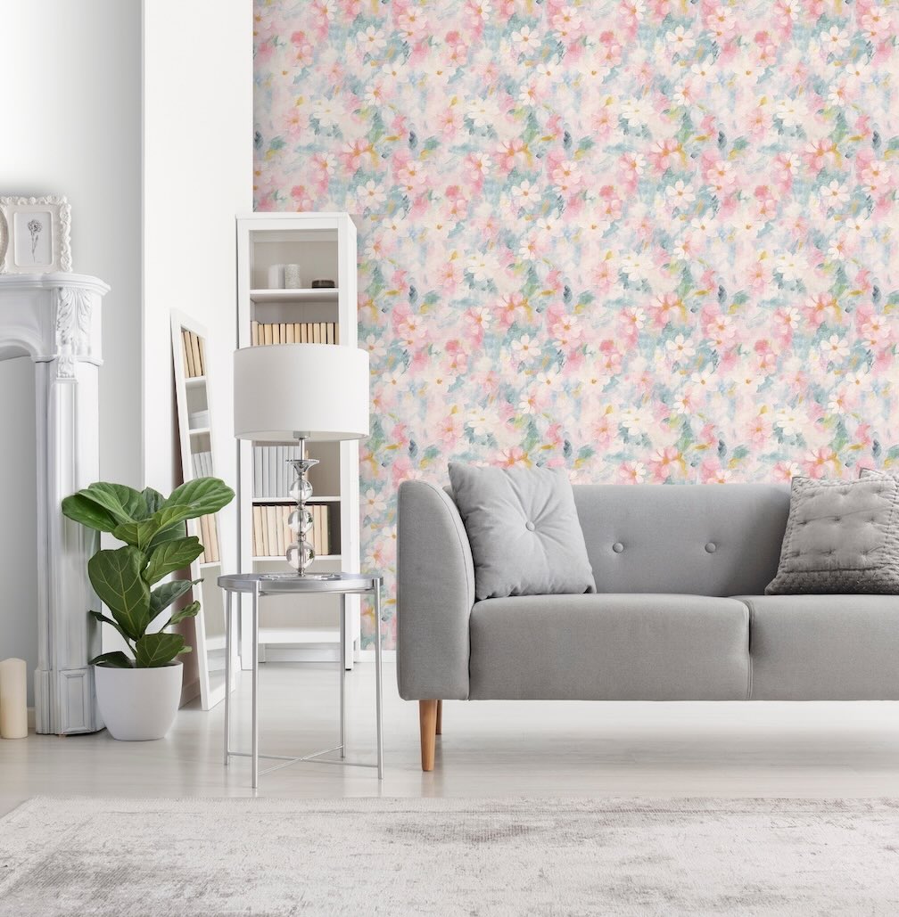 Arthouse Oil Paint Floral Wallpaper