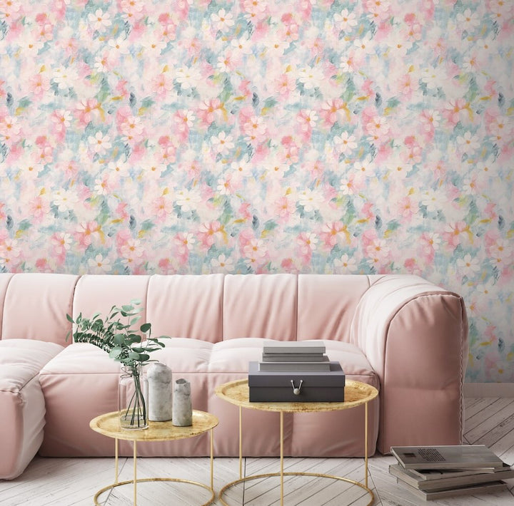 Arthouse Oil Paint Floral Wallpaper