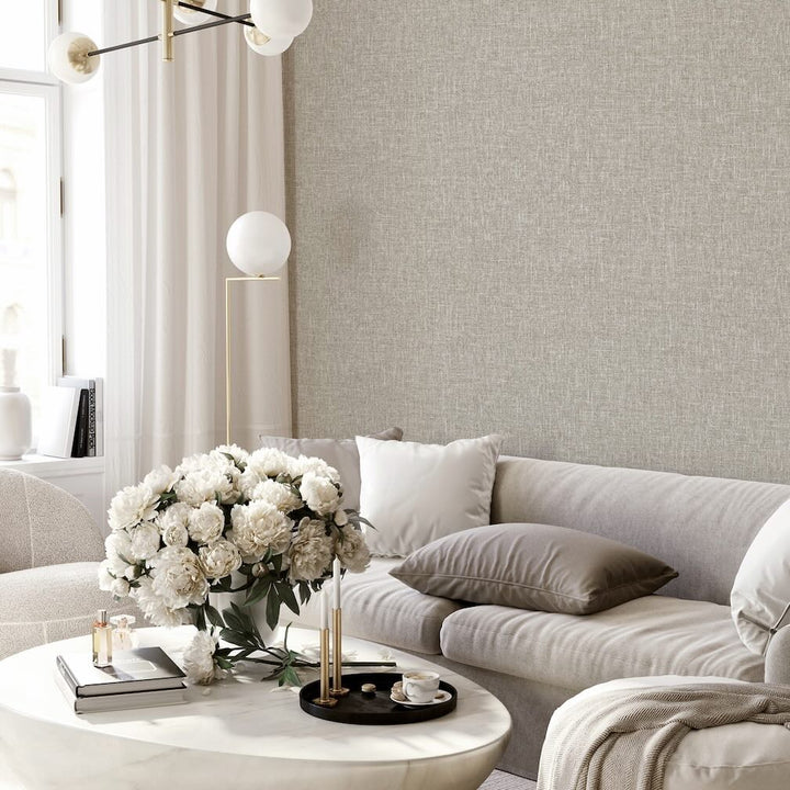 Arthouse Country Plain Taupe Wallpaper