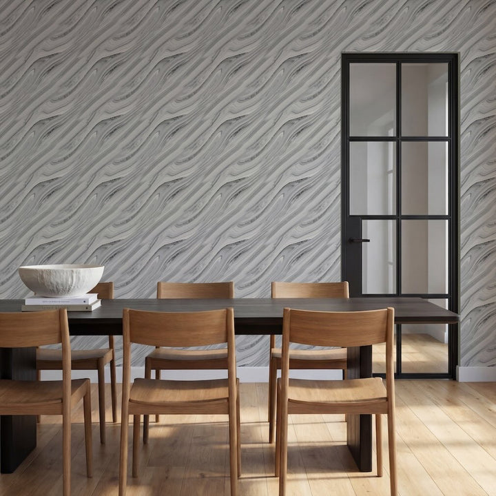 Arthouse Soft Mineral Silver Wallpaper