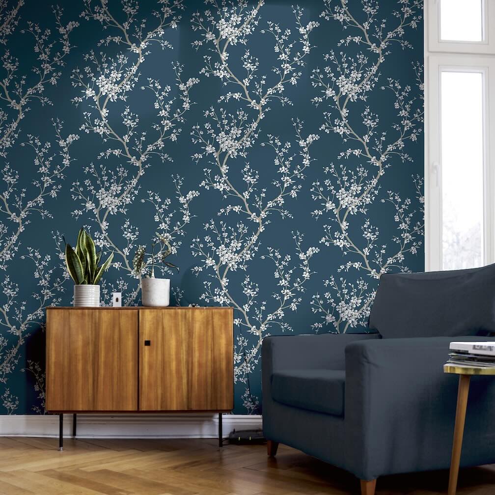 Arthouse Oriental Trail Teal Wallpaper