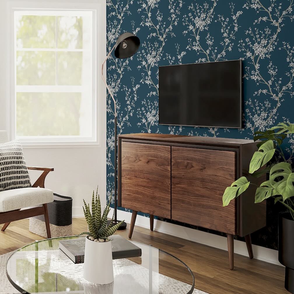 Arthouse Oriental Trail Teal Wallpaper