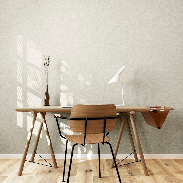Arthouse Linen Texture Natural Wallpaper