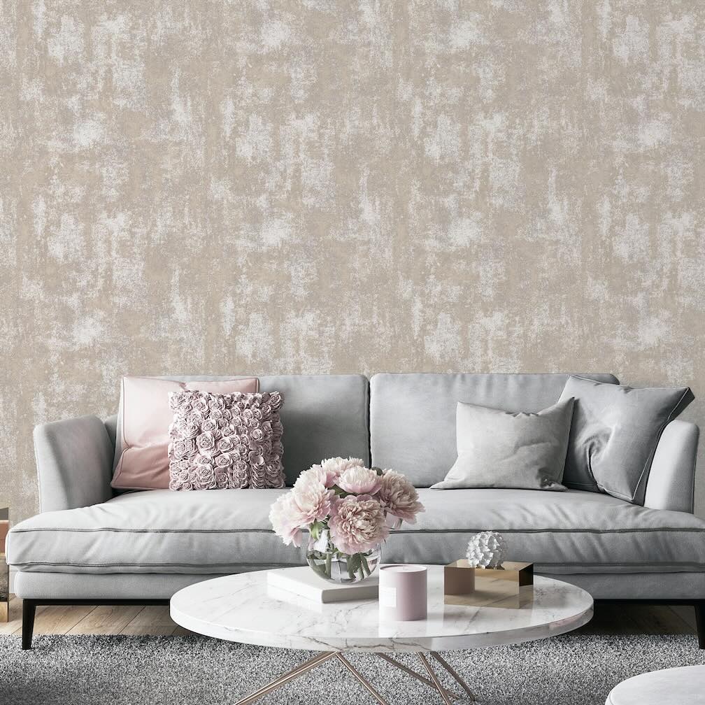 Arthouse Stone Textures Pink Wallpaper