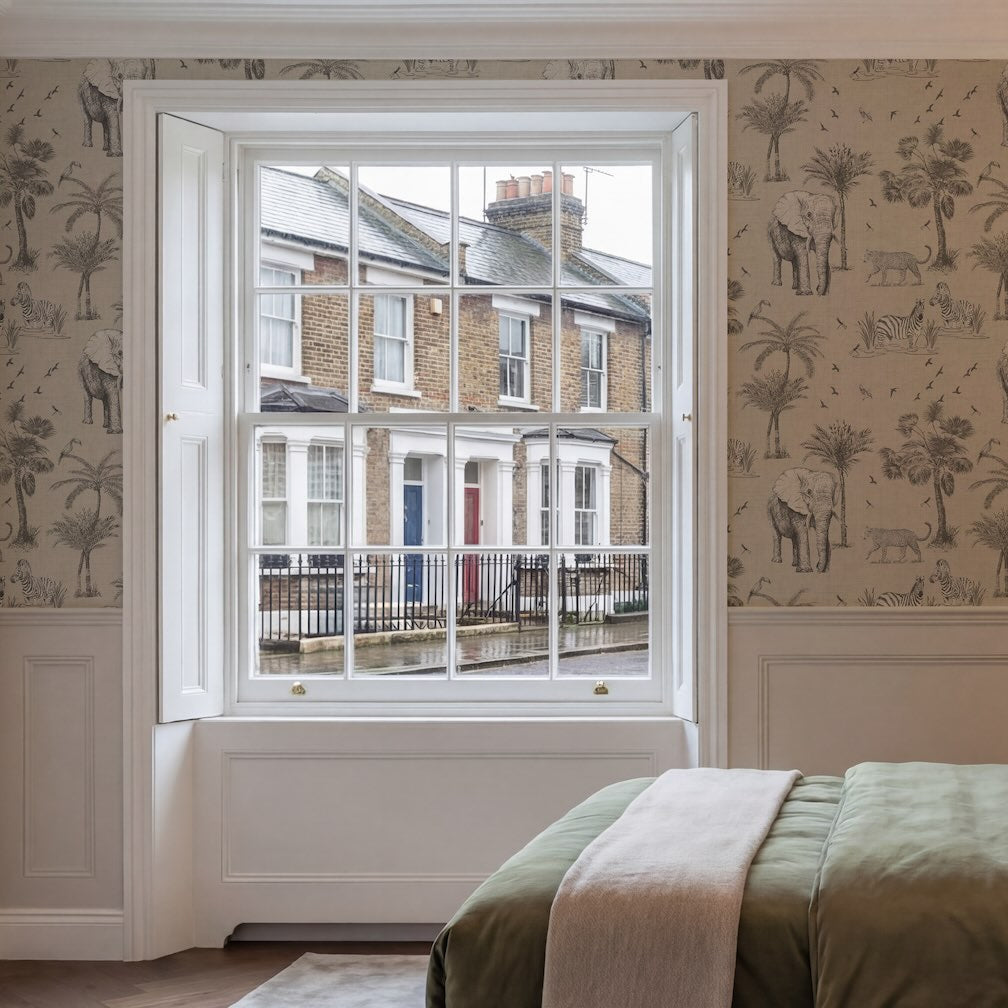 Arthouse Safari Lagoon Grey Wallpaper