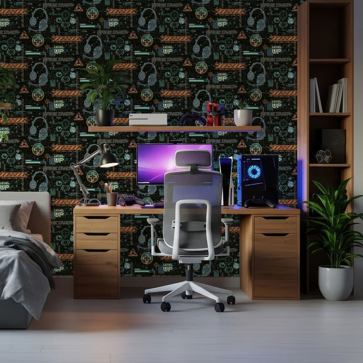 Arthouse Gamer Multicolured Wallpaper