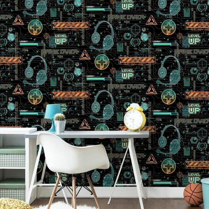 Arthouse Gamer Multicolured Wallpaper