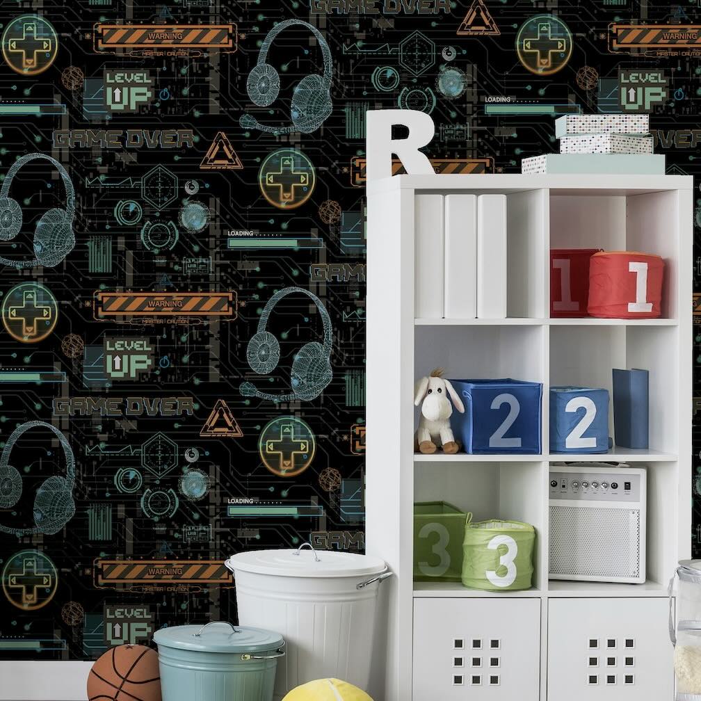 Arthouse Gamer Multicolured Wallpaper