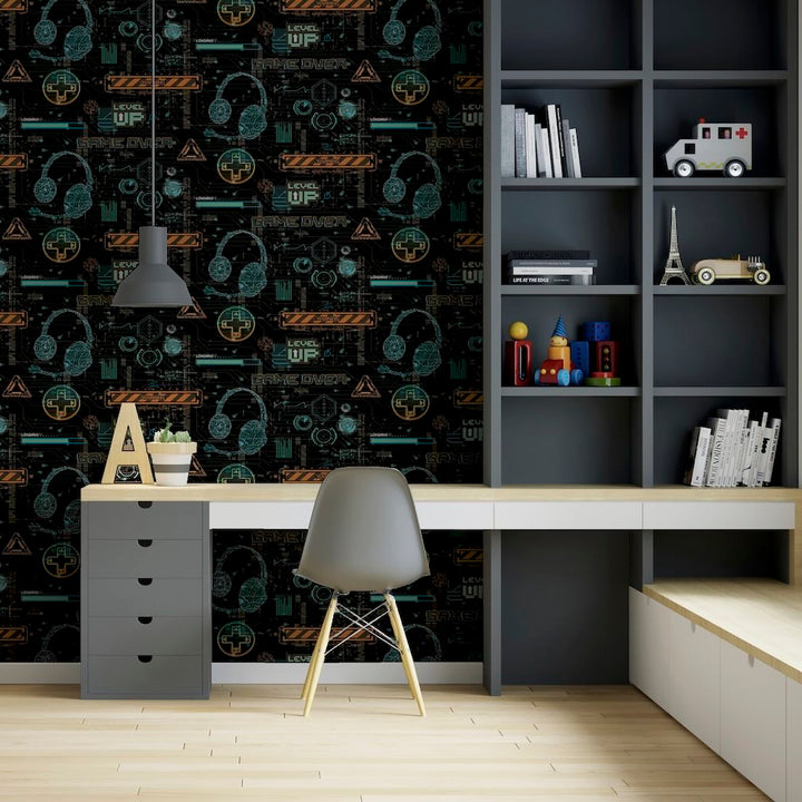 Arthouse Gamer Multicolured Wallpaper