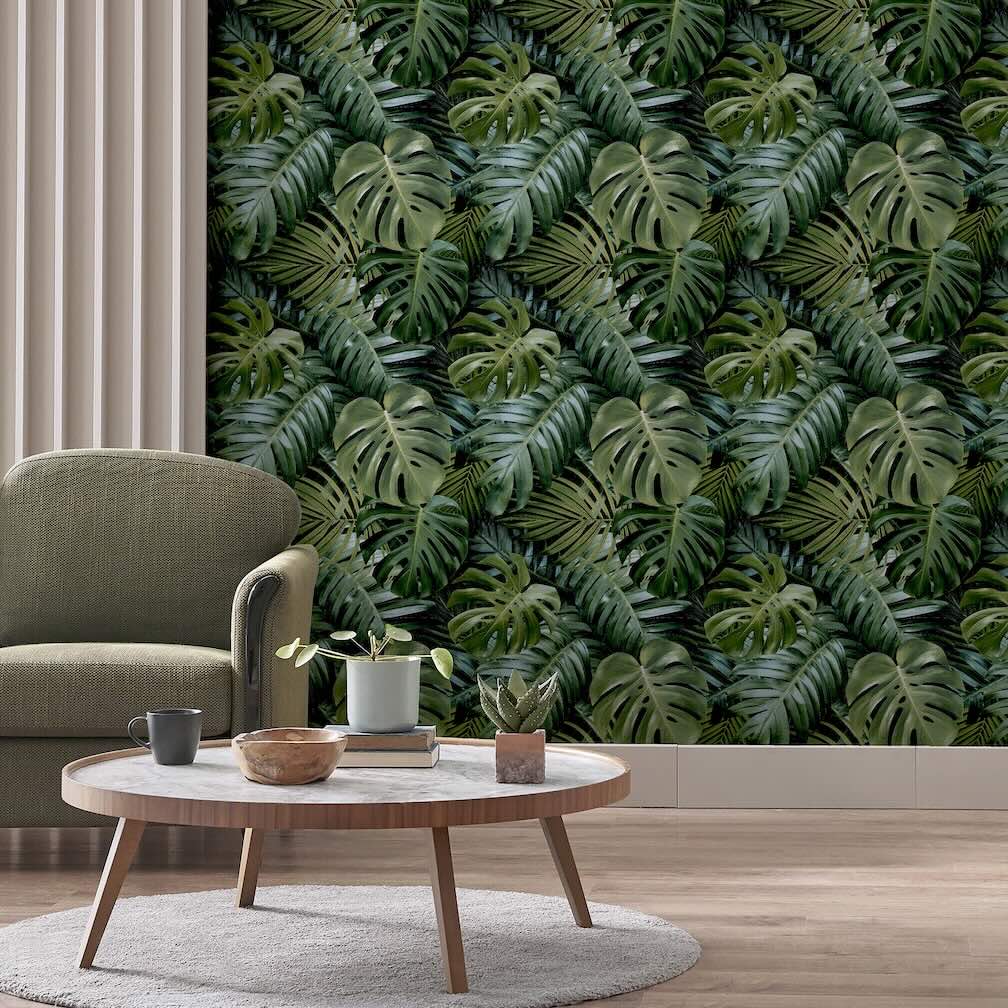 Arthouse Living Wall Green Wallpaper
