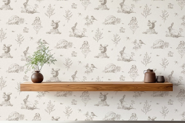 Arthouse Country Walk Natural Wallpaper