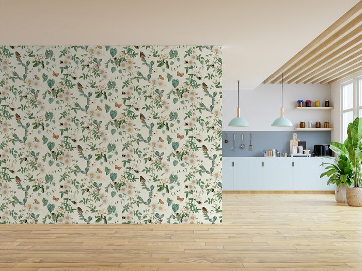 Arthouse Bumblebee Trail Cream Wallpaper